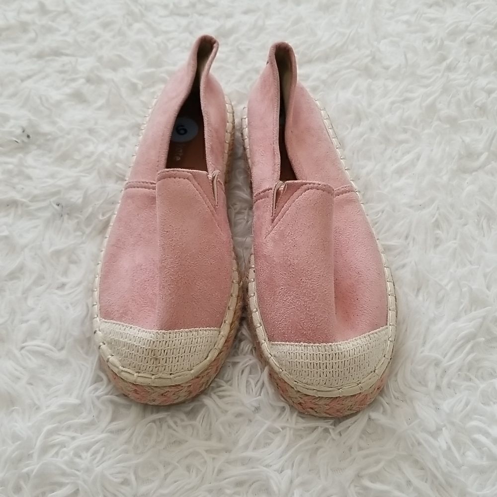 Olivia &Kate Pink Espadrilles Sz 9 - Picture 2 of 8